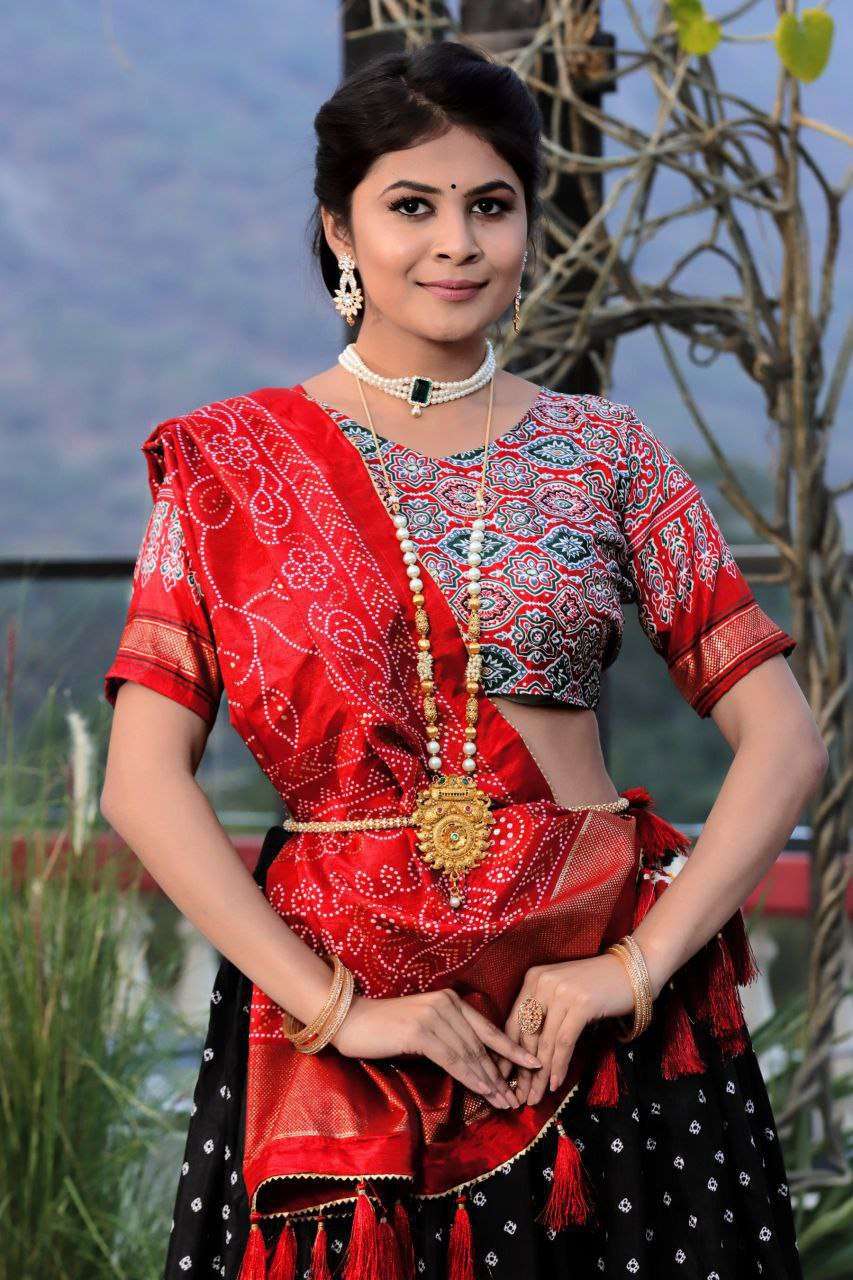 Women's Traditional Bandhani Ghagra Choli with Dupatta | Navratri & Festive Wear - Image 19