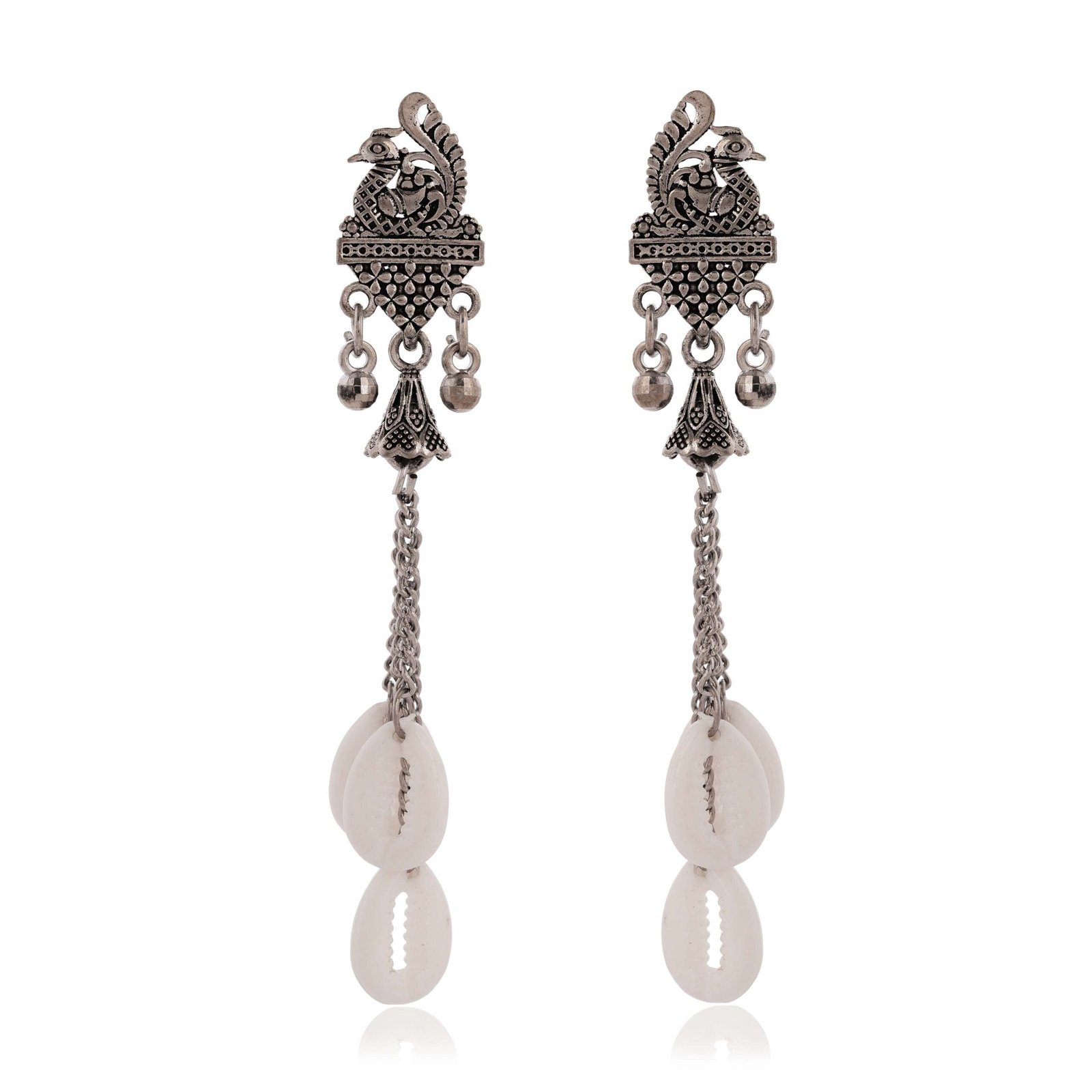 Women's Indo Western Teardrop Shaped Party Wear Ethnic Stud Earrings for Women -AZ 838-OX-ER31 - Image 3